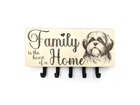 Key Holder Wall Mounted With 5 Hooks And Small Letter Rack Create Your Own Design