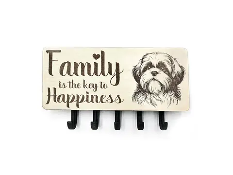 Key Holder Wall Mounted With 5 Hooks And Small Letter Rack Create Your Own Design