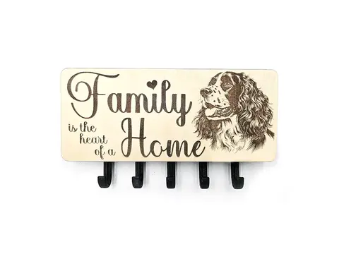 Key Holder Wall Mounted With 5 Hooks And Small Letter Rack Create Your Own Design