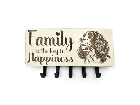 Key Holder Wall Mounted With 5 Hooks And Small Letter Rack Create Your Own Design