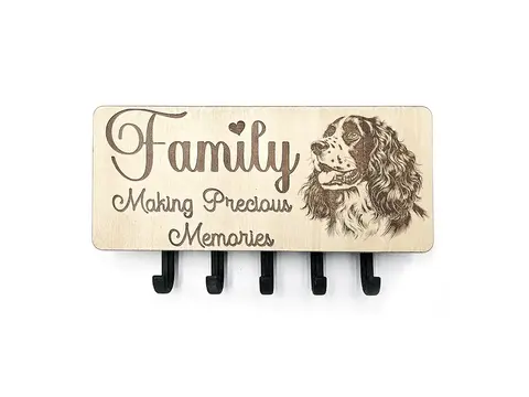 Key Holder Wall Mounted With 5 Hooks And Small Letter Rack Create Your Own Design