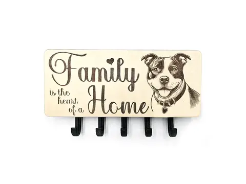Key Holder Wall Mounted With 5 Hooks And Small Letter Rack Create Your Own Design