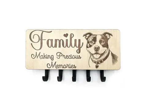 Key Holder Wall Mounted With 5 Hooks And Small Letter Rack Create Your Own Design