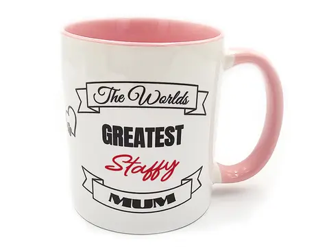 The Worlds Greatest Staffordshire Bull Terrier Mum Mug