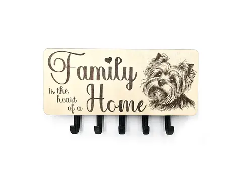 Key Holder Wall Mounted With 5 Hooks And Small Letter Rack Create Your Own Design