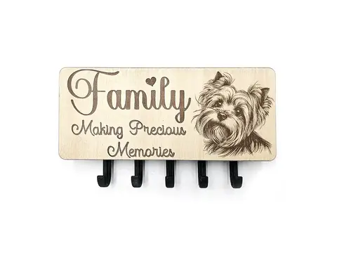 Key Holder Wall Mounted With 5 Hooks And Small Letter Rack Create Your Own Design