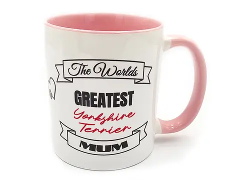 The Worlds Greatest Yorkshire Terrier Mum Mug
