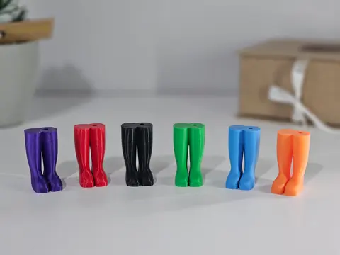 Welly Boot Gardening Themed Keyring with Tassle and clasp