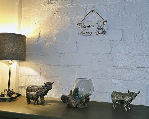 Personalised Nursery Door Sign | Custom Bedroom Door Or Wall Plaque | Baby and Toddler