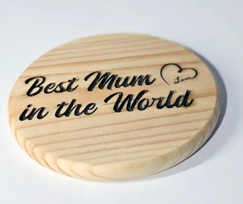 Coaster and keyring set for mothers day present
