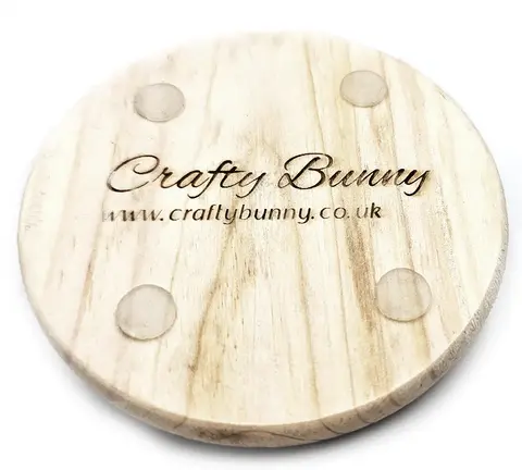 Shih Tzu Solid Wooden Round Coaster