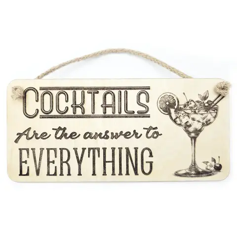 Cocktail Drink Decorative Signs and Plaques
