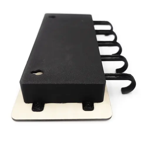 Key Ring Holder Wall Mounted Engraved with LIFE Is Better With A DOG