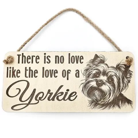 Yorkie Decorative Sign | Plaque