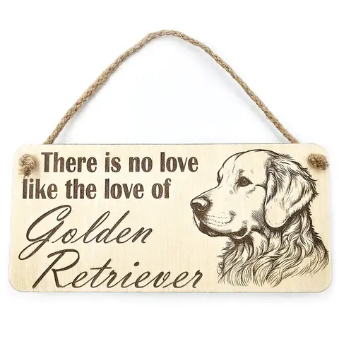 Golden Retriever Decorative Sign | Plaque