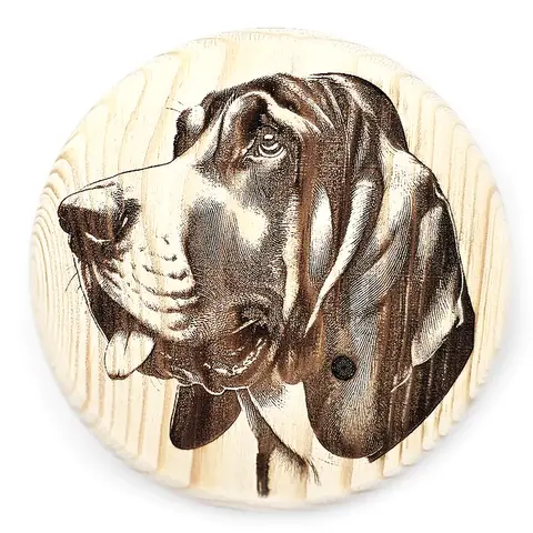 Bloodhound Wooden Coaster Gift Ideas for Pet Dog Owners