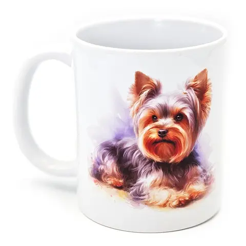 Personalised Yorkie Mug Add Your Own Saying And Or Name