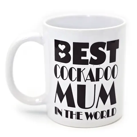 Personalised Cockapoo Mug White