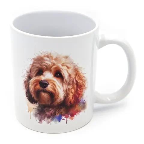 Cockapoo White Mug Personalise With Your Own Quote
