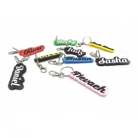 Custom Keyring - Bag Tag Personalise With Your Name