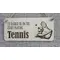 Tennis Themed Decorative Sign | Plaque