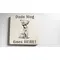 Dads Mug Goes HERE Wooden Coaster with Golf Theme