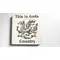 This is Gods Country Welsh Themed Wooden Coaster