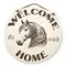 Welcome to our Home Horse Decorative Sign