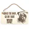 Knock The Door Grim Reaper Decorative Sign | Plaque | Hanging or Desk Mounted
