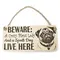 Crazy Plant and Dog Lady Pug Decorative Signs and Plaques