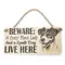 Crazy Plant and Dog Lady Jack Russell Decorative Signs and Plaques