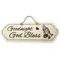 Goodnight God Bless Decorative Sign | Plaque with Heart and Praying Hands