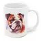 Personalised Bulldog Mug White