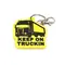 Lorry Truck Driver Keyring - Bag Tag Personalise With Your Name Reg Number