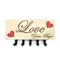 Love You Bye Wall Mounted Key Holder and Letter Rack