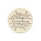 Guest Room Bedroom Door Sign Decorative Wooden Plaque Elegant Engraved Round Design