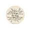 The Snug Room Door Sign Decorative Wooden Plaque Elegant Engraved Round Design
