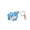 Baby Dolphin Keyring Novelty Bag Tag Charm