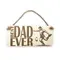 Best Dad Ever Rugby Decorative Signs and Plaques