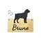 Rottweiler Cage Sign Personalised With Pets Bed Name Plaque