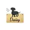 Dachshund Cage Sign Personalised With Pets Bed Name Plaque