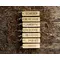 Solid Oak Personalised Keyring, Large Rectangular Shaped Handmade Gift From Reclaimed Wood