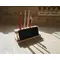 Handmade Solid Oak Desk Organiser Pen and Phone Holder