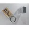 Best Dad in the world personalised quality wooden keyring