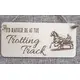 Trotting Track Themed Hanging Wall Plaque Horse Racing Pony Trap Racing