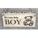 Congratulations on a Baby Boy Decorative sign