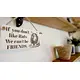 Rat Humorous Friends Quote on Decorative Sign | Plaque | With Cute Funny Saying