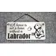 Labrador Decorative Sign | Plaque | Personalised Option