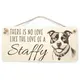 Staffy Decorative Sign | There is no Love Like the Love of a Staffy
