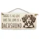 Decorative Dachshund Sign / Plaque / Personalised Option